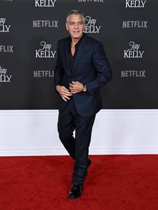 November 11, 2025, Hollywoood, California, USA: American actor, filmmaker, activist, and humanitarian GEORGE CLOONEY attends Los Angeles red carpet premiere of Jay Kelly Hollywoood USA - ZUMAb173 20251111_aap_b173_012 Copyright: xBillyxBennightx