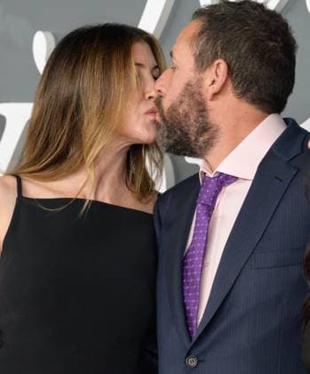 Jay Kelly LA Premiere - Los Angeles, USA LOS ANGELES, USA. November 11, 2025: Adam Sandler & Jackie Sandler at the LA premiere for Netflix s Jay Kelly at the Egyptian Theatre. Los Angeles CA USA  Copyright: xPaulxSmith Featureflashx