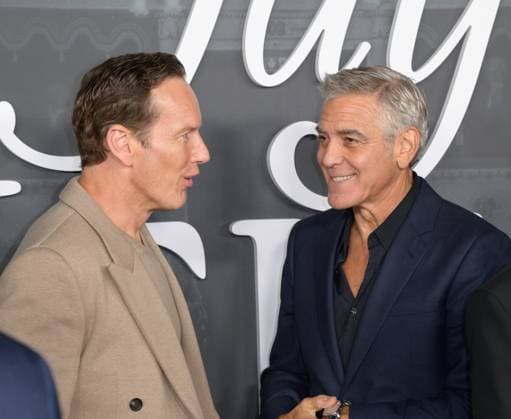 Jay Kelly LA Premiere - Los Angeles, USA LOS ANGELES, USA. November 11, 2025: Patrick Wilson & George Clooney at the LA premiere for Netflix s Jay Kelly at the Egyptian Theatre. Los Angeles CA USA  Copyright: xPaulxSmith Featureflashx