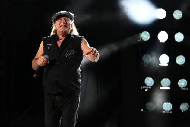 ACDC TOUR MELBOURNE, Brian Johnson during a performance by Australian rock band AC DC at the MCG, in Melbourne, Wednesday, November 12, 2025. ( NO ARCHIVING MELBOURNE VICTORIA AUSTRALIA  Copyright: xJOELxCARRETTx 20251112153135146266