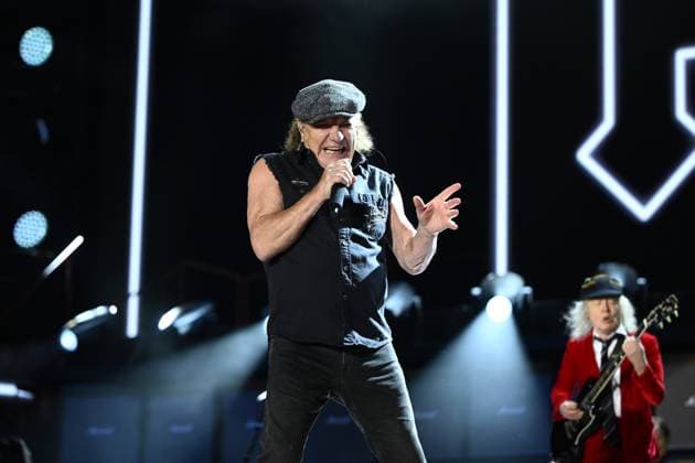 ACDC TOUR MELBOURNE, Brian Johnson during a performance by Australian rock band AC DC at the MCG, in Melbourne, Wednesday, November 12, 2025. ( NO ARCHIVING MELBOURNE VICTORIA AUSTRALIA  Copyright: xJOELxCARRETTx 20251112196278164271
