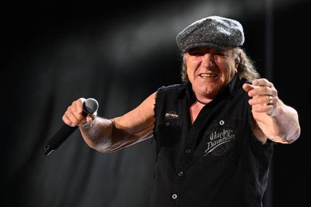 ACDC TOUR MELBOURNE, Brian Johnson during a performance by Australian rock band AC DC at the MCG, in Melbourne, Wednesday, November 12, 2025. ( NO ARCHIVING MELBOURNE VICTORIA AUSTRALIA  Copyright: xJOELxCARRETTx 20251112110301986800
