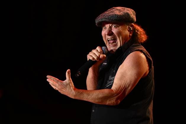 ACDC TOUR MELBOURNE, Brian Johnson during a performance by Australian rock band AC DC at the MCG, in Melbourne, Wednesday, November 12, 2025. ( NO ARCHIVING MELBOURNE VICTORIA AUSTRALIA  Copyright: xJOELxCARRETTx 20251112152546182866