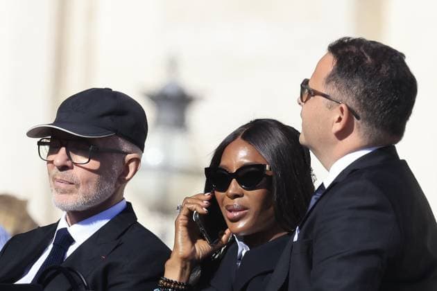 British actress and top model Naomi Campbell in Vatican VATICAN CITY, VATICAN - NOVEMBER 12: British actress and top model Naomi Campbell waits to greet Pope Leo XIV (not seen) at the end of his audience in St Peter s Square at the Vatican, Vatican City on November 12, 2025. Riccardo De Luca Anadolu Vatican City Vatican. Editorial use only. Please get in touch for any other usage.  Copyright: x2025xAnadoluxRiccardoxDexLucax