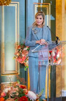12-11-2025 Noordeinde Queen Maxima at the launch of the Financially Healthy Netherlands Foundation (SFGN), the merger of the SchuldenlabNL foundation and the National Coalition, at palace Noordeinde in The Hague. Â  Copyright: xPPEx