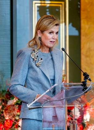 12-11-2025 Noordeinde Queen Maxima at the launch of the Financially Healthy Netherlands Foundation (SFGN), the merger of the SchuldenlabNL foundation and the National Coalition, at palace Noordeinde in The Hague. Â  Copyright: xPPEx