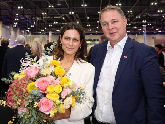 Opening BUCH WIEN 2025 Vienna, Messe, 12 11 2025 Shila BEHJAT, Andreas BABLER