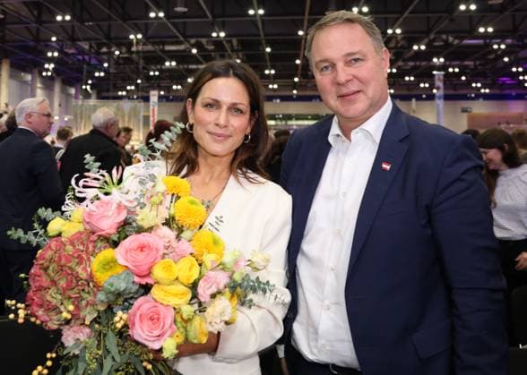 Opening BUCH WIEN 2025 Vienna, Messe, 12 11 2025 Shila BEHJAT, Andreas BABLER