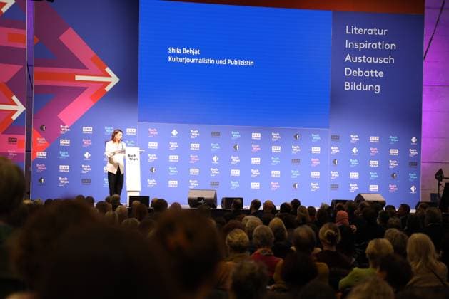 Opening BUCH WIEN 2025 Vienna, Messe, 12 11 2025 Shila BEHJAT