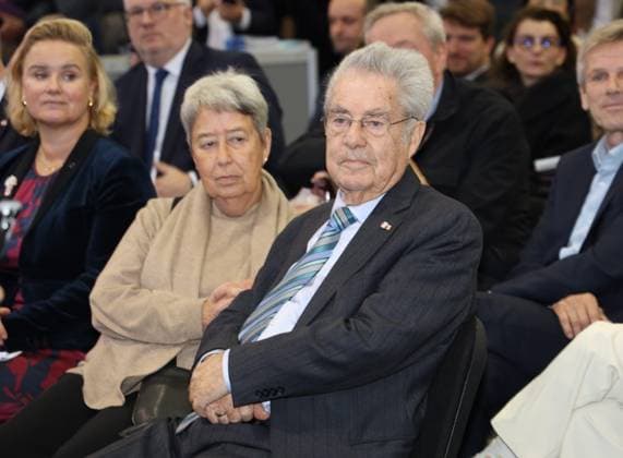 Opening BUCH WIEN 2025 Vienna, Exhibition Center, 12 11 2025 Heinz FISCHER Margit FISCHER