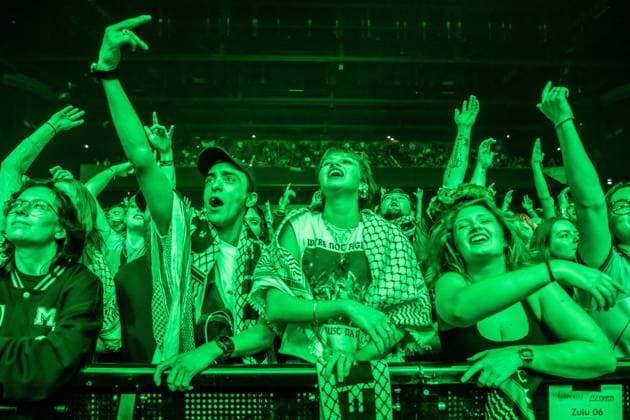 AMSTERDAM Fans during a Kneecap performance at AFAS Live. ANP EVA PLEVIER netherlands out - belgium out  Copyright: xx x541962627x originalFilename: 541962627.jpg