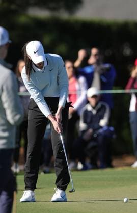 BELLEAIR, FL - NOVEMBER 12: Caitlin Clark at the Pro Am for The Annika driven by Gainbridge at Pelican on November 12, 2025 at the Pelican Golf Club in Belleair, Florida. Copyright: xmpi34x