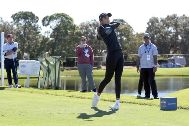 BELLEAIR, FL - NOVEMBER 12: Kai Trump at the Pro Am for The Annika driven by Gainbridge at Pelican on November 12, 2025 at the Pelican Golf Club in Belleair, Florida. Copyright: xmpi34x