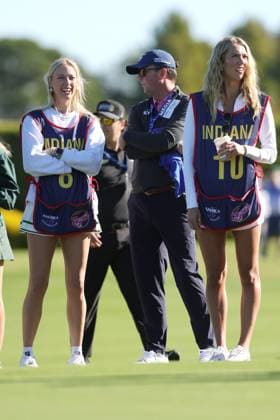 BELLEAIR, FL - NOVEMBER 12: Lexie Hull and Sophie Cunningham at the Pro Am for The Annika driven by Gainbridge at Pelican on November 12, 2025 at the Pelican Golf Club in Belleair, Florida. Copyright: xmpi34x