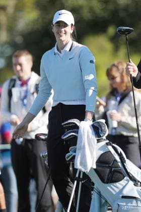 BELLEAIR, FL - NOVEMBER 12: Caitlin Clark at the Pro Am for The Annika driven by Gainbridge at Pelican on November 12, 2025 at the Pelican Golf Club in Belleair, Florida. Copyright: xmpi34x