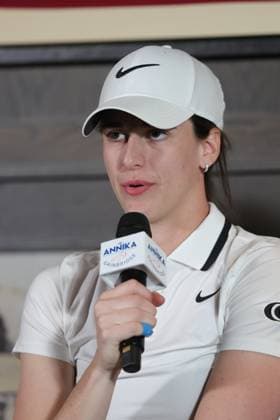 BELLEAIR, FL - NOVEMBER 12: Caitlin Clark at the Pro Am for The Annika driven by Gainbridge at Pelican on November 12, 2025 at the Pelican Golf Club in Belleair, Florida. Copyright: xmpi34x