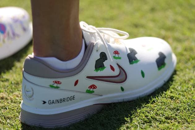 BELLEAIR, FL - NOVEMBER 12: Close up of Lexie Hull™s Nike golf sneakers at the Pro Am for The Annika driven by Gainbridge at Pelican on November 12, 2025 at the Pelican Golf Club in Belleair, Florida. Copyright: xmpi34x