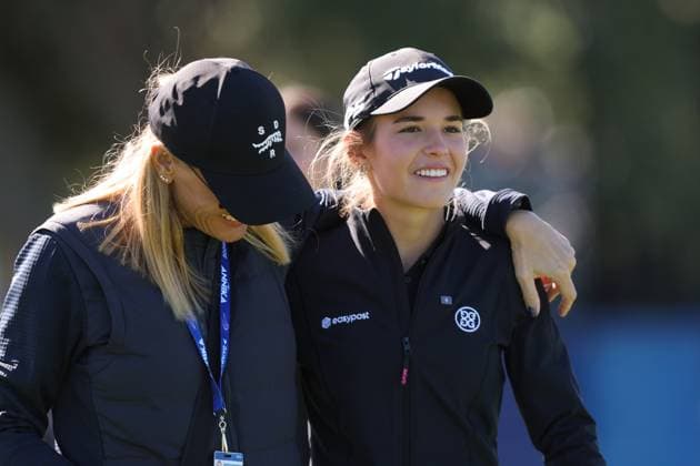 BELLEAIR, FL - NOVEMBER 12: Vanessa Trump and Kai Trump at the Pro Am for The Annika driven by Gainbridge at Pelican on November 12, 2025 at the Pelican Golf Club in Belleair, Florida. Copyright: xmpi34x