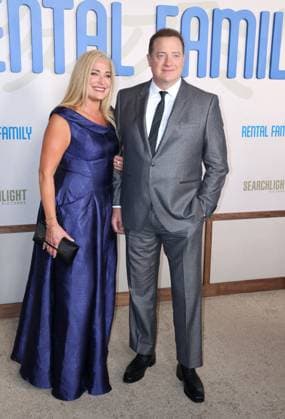Rental Family Los Angeles Premiere, Los Angeles, USA - 12 Nov 2025 Jeanne Moore and Brendan Fraser at the Los Angeles premiere of Rental Family held at the DGA Theater in Hollywood, USA on November 12, 2025., Credit:Lumeimages.com Avalon USA, California, Los Angeles, Hollywood, CA, USA Copyright: xLumeimages.comx xAvalonx 1052147173
