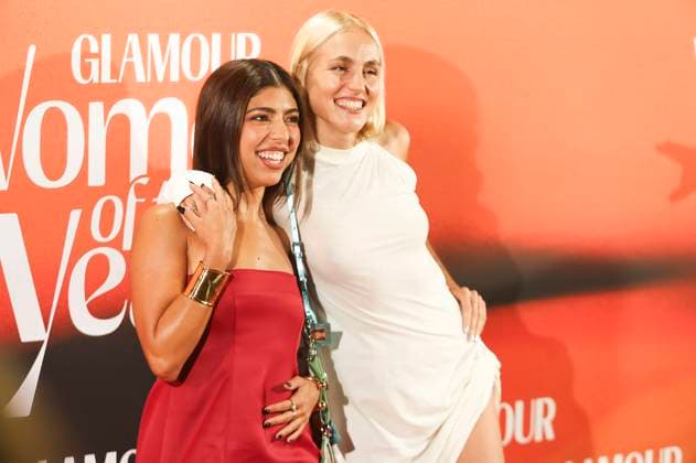Africa Adalia and Maria Escarmiento at the Glamour Women of the Year Awards 2025 at Teatro Barcelo Madrid, 12 11 2025 Foto:xDyDxFotografosx xFuturexImagex glamour_madrid_5155
