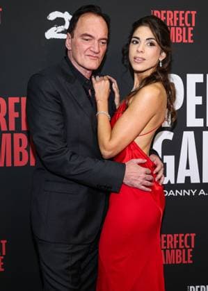 Los Angeles Premiere Of Saban Films The Perfect Gamble LOS ANGELES, CALIFORNIA, USA - NOVEMBER 12: American director, actor, and author Quentin Tarantino and daughter Israeli singer and model-actress Daniella Pick Tarantino arrive at the Los Angeles Premiere Of Saban Films The Perfect Gamble held at the Harmony Gold Theater on November 12, 2025 in Los Angeles, California, United States., Credit:Kay Qiao Avalon United States, California, Los Angeles, Harmony Gold Theater Copyright: xKayxQiaox xAvalonx 1052168998
