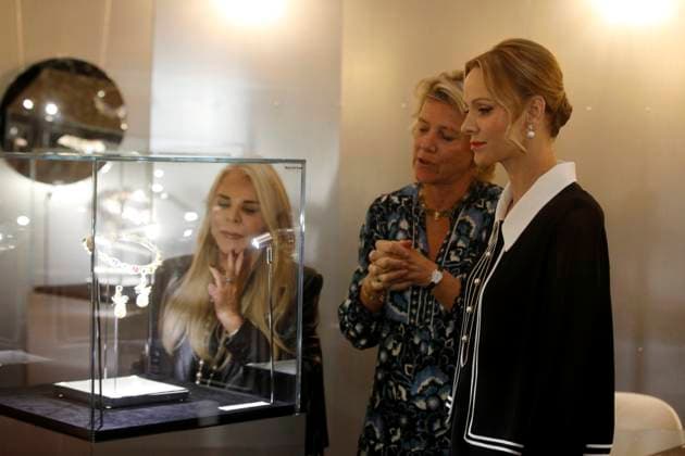 PRINCESSE CHARLENE JOYA PHOTOPQR NICE MATIN Jean François Ottonello Monaco 13 11 2025 NO TABLOID La princesse Charlene au salon Joya, salon de la creation joailliere au One Monte Carlo Monaco November 13, 2025 NO TABLOID - Princess Charlene attends the Joya Jewelry Design Fair at One Monte Carlo Monaco France  Copyright: xPHOTOPQR NICExMATIN MAXPPPxJeanxFrançoisxOttonellox 20251113NIM9131 20251113NIM9131