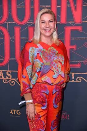 Aleksandra Bechtel at the premiere of Sarah Engels at Moulin Rouge The Musical at the Musical Dome in Cologne on 13 11 2025