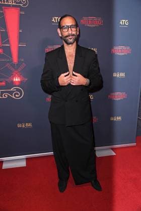 Massimo Sinato at the premiere of Sarah Engels at Moulin Rouge The Musical at the Musical Dome in Cologne on 13 11 2025