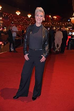 Carola Holzner aka Doc Caro at the premiere of Sarah Engels at Moulin Rouge Das Musical in the Musical Dome in Cologne on 13 11 2025