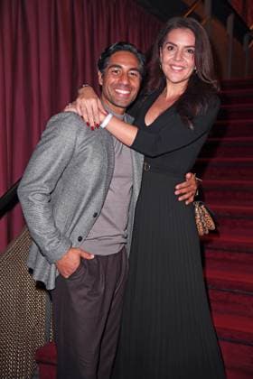 Nic Shanker with wife Janina Shanker at the premiere of Sarah Engels at Moulin Rouge Das Musical in the Musical Dome in Cologne on 13 11 2025
