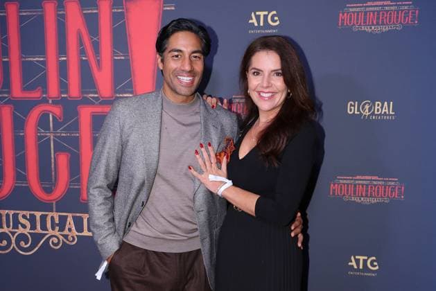 Nic Shanker and Janina Shanker at the premiere of the new leading actress SarahEngels from the musical Moulin Rouge on 13 11 2025 in Cologne Moulin Rouge Musical celebrates premiere with new leading actress in Cologne
