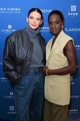 Prix Cinema Evok Collection - Paris Joséphine Japy and Eye Haïdara attend the Prix Cinema Evok Collection held at the Hotel Brach in Paris, France, on November 13, 2025. Photo by David Boyer ABACAPRESS.COM Paris France  Copyright: xBoyerxDavid ABACAx