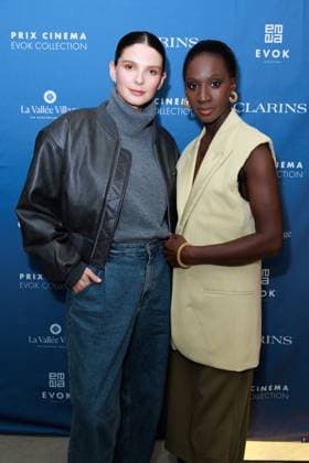 Prix Cinema Evok Collection - Paris Joséphine Japy and Eye Haïdara attend the Prix Cinema Evok Collection held at the Hotel Brach in Paris, France, on November 13, 2025. Photo by David Boyer ABACAPRESS.COM Paris France  Copyright: xBoyerxDavid ABACAx
