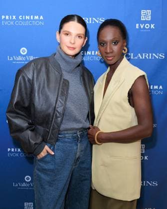 Prix Cinema Evok Collection - Paris Joséphine Japy and Eye Haïdara attend the Prix Cinema Evok Collection held at the Hotel Brach in Paris, France, on November 13, 2025. Photo by David Boyer ABACAPRESS.COM Paris France  Copyright: xBoyerxDavid ABACAx