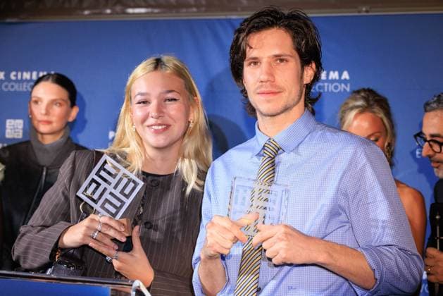 Prix Cinema Evok Collection - Paris Anja Verderosa and Abraham Wapler attend the Prix Cinema Evok Collection held at the Hotel Brach in Paris, France, on November 13, 2025. Photo by David Boyer ABACAPRESS.COM Paris France  Copyright: xBoyerxDavid ABACAx