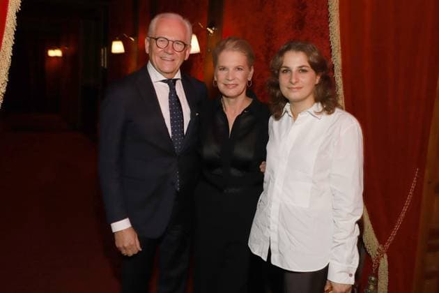 Premiere Cornelia Poletto PALAZZO Hamburg Ruediger Grube, Cornelia Poletto, Paola Poletto, Premiere Cornelia Poletto PALAZZO , Hamburg, 13 11 2025 Copyright: xEventpressxBecherx