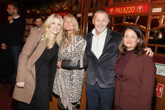 Premiere Cornelia Poletto PALAZZO Hamburg Lena Kast, Susanne Kowalke, Karlheinz Hauser Margarete Hauser, Premiere Cornelia Poletto PALAZZO , Hamburg, 13 11 2025 Copyright: xEventpressxBecherx