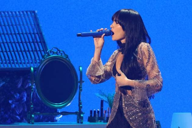 The Spanish singer Aitana performs at the Latin Grammy Awards ceremony in Las Vegas, United States, 13 November 2025. Latin Grammy Awards Ceremony 2025 in Las Vegas !ACHTUNG: NUR REDAKTIONELLE NUTZUNG!  Copyright: xOctavioxGuzmánx AME8923 20251114-55018531500_1