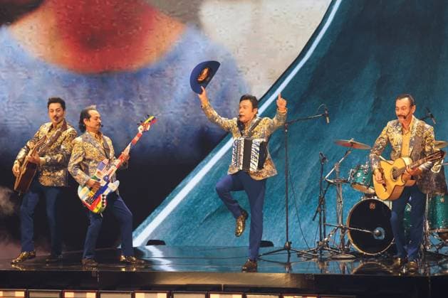 The Mexican band Los Tigres del Norte will perform at the Latin Grammy Awards ceremony in Las Vegas, United States, 13 November 2025. Latin Grammy Awards Ceremony 2025 in Las Vegas !ACHTUNG: NUR REDAKTIONELLE NUTZUNG!  Copyright: xOctavioxGuzmánx AME8996 20251114-55018531926_1