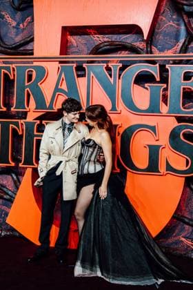 Stranger Things Season 5 UK special screening, London, 13 November 2025 Noah Schnapp and Millie Bobby Brown attend the Stranger Things Season 5 UK Special Screening at Odeon Luxe Leicester Square in London on 13 November 2025., Credit:Avalon  Copyright: xAvalonx 1052288366