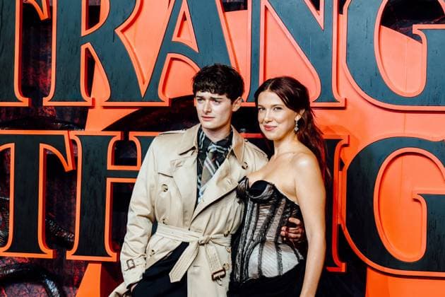 Stranger Things Season 5 UK special screening, London, 13 November 2025 Noah Schnapp and Millie Bobby Brown attend the Stranger Things Season 5 UK Special Screening at Odeon Luxe Leicester Square in London on 13 November 2025., Credit:Avalon  Copyright: xAvalonx 1052288373