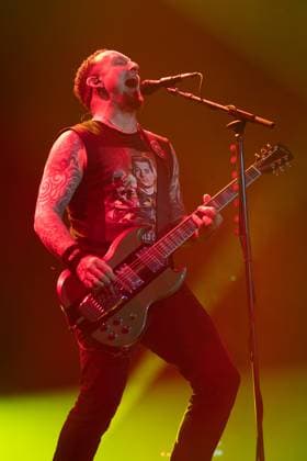 Volbeat Perform at OVO Arena Wembley, London Lead singer Michael Poulsen of Danish rock metal band Volbeat performs at OVO Arena Wembley, London, England, UK on Thursday 13 November 2025., Credit:Justin Ng Avalon UK, England, London, OVO Arena Wembley  Copyright: xJustinxNgx xAvalonx 1052296836