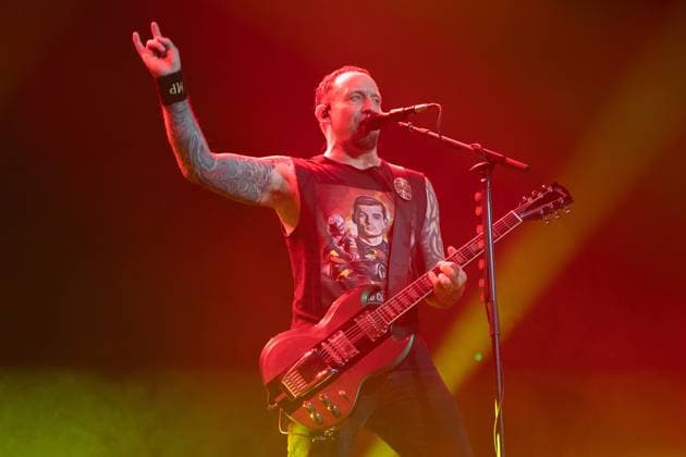 Volbeat Perform at OVO Arena Wembley, London Lead singer Michael Poulsen of Danish rock metal band Volbeat performs at OVO Arena Wembley, London, England, UK on Thursday 13 November 2025., Credit:Justin Ng Avalon UK, England, London, OVO Arena Wembley  Copyright: xJustinxNgx xAvalonx 1052296837