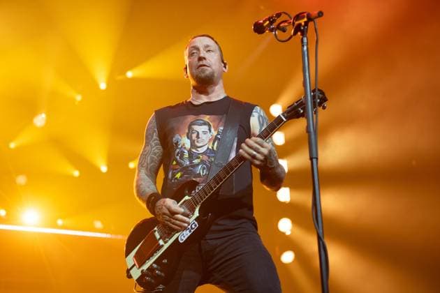 Volbeat Perform at OVO Arena Wembley, London Lead singer Michael Poulsen of Danish rock metal band Volbeat performs at OVO Arena Wembley, London, England, UK on Thursday 13 November 2025., Credit:Justin Ng Avalon UK, England, London, OVO Arena Wembley  Copyright: xJustinxNgx xAvalonx 1052296872