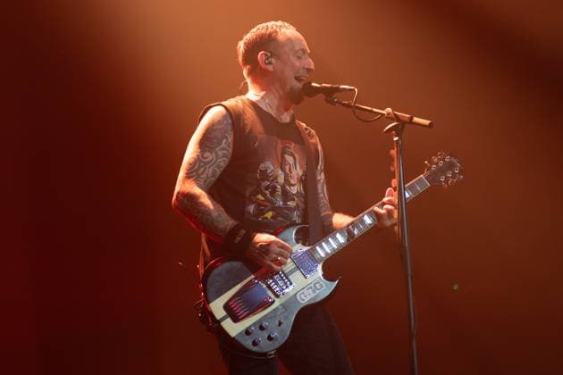 Volbeat Perform at OVO Arena Wembley, London Lead singer Michael Poulsen of Danish rock metal band Volbeat performs at OVO Arena Wembley, London, England, UK on Thursday 13 November 2025., Credit:Justin Ng Avalon UK, England, London, OVO Arena Wembley  Copyright: xJustinxNgx xAvalonx 1052296895