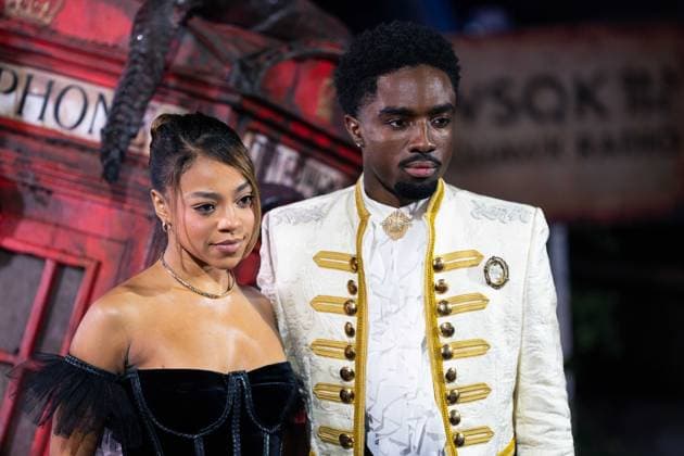 Stranger Things 5 UK Special Screening - Arrivals Priah Ferguson (L) and Caleb McLaughlin attend the Stranger Things 5 UK Special Screening at Odeon Luxe Leicester Square, Credit:Lounisphotography Avalon United Kingdom, London, Leceister Square  Copyright: xLounisphotographyx xAvalonx 1052281303