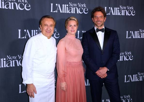 L Alliance Gala 2025 - NYC Daniel Boulud,Tatyana Franck and Bradley Cooper attend the Gala L Alliance Gala at the Plaza Hotel in New York, NY on November 13, 2025. Photo by Charles Guerin ABACAPRESS.COM New York City NY United States  Copyright: xGuerinxCharles ABACAx