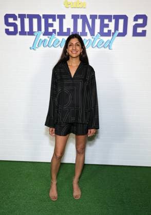 13 November 2025 - Los Angeles, California - Anjali Sud. Los Angeles premiere of Tubis YA Original Film SIDELINED 2: INTERCEPTED held at Pacific Design Center. Los Angeles USA - ZUMAa123 20251113_zaa_a123_031 Copyright: xADx