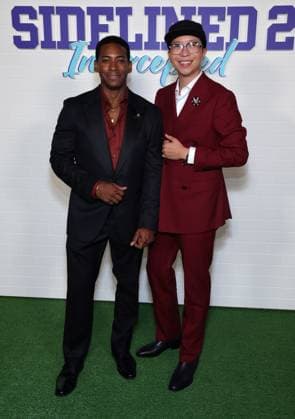 13 November 2025 - Los Angeles, California - Oliver Williams, Justin Wu. Los Angeles premiere of Tubis YA Original Film SIDELINED 2: INTERCEPTED held at Pacific Design Center. Los Angeles USA - ZUMAa123 20251113_zaa_a123_073 Copyright: xADx