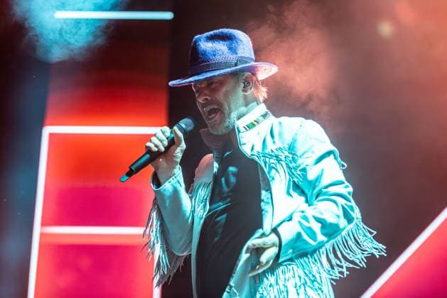 Music Concert - Jamiroquai - The Heels of Steel Tour 2025 Jason Kay of Jamiroquai Milan Unipol Forum Italy Copyright: xMirkoxFava TSCKx xLiveMediax LPM_2142556